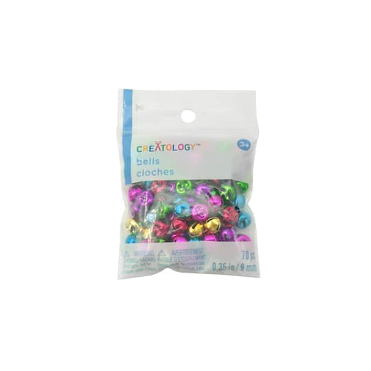 12 Packs: 70 ct. (840 total) 9mm Assorted Jingle Bells by Creatology™